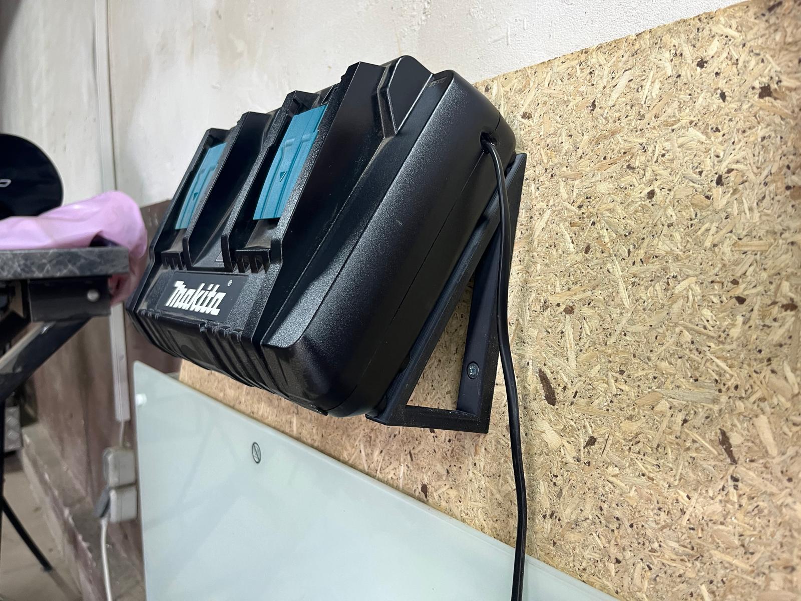 MAKITA 18V Ladegeräthalterung Wandhalter Ladegerät DC18RD Doppelladegerät – Bild 5