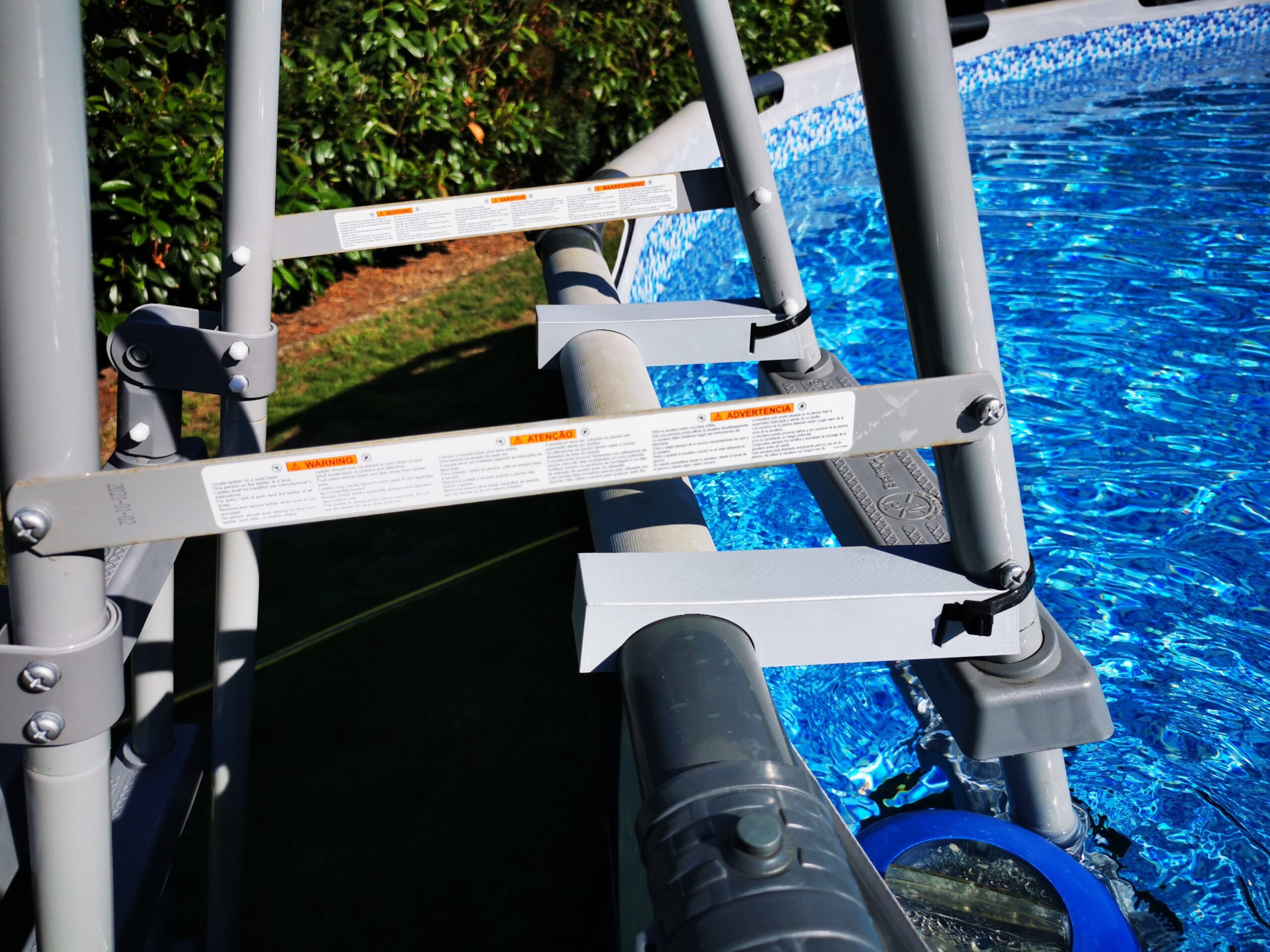 Halter für Intex Bestway Pool Leiter Poolleiter Sicherheitsleiter Swimmingpool Rund oder Oval – Bild 10